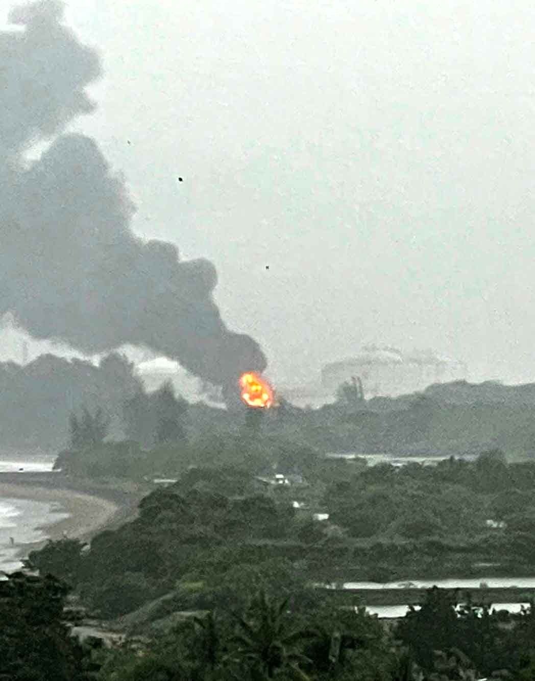 Tangki Penyimpanan Kondensat PGE di Lhokseumawe Terbakar  ‎