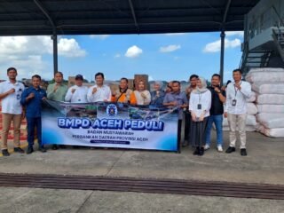 BMPD Salurkan Bantuan Kemanusiaan bagi Korban Bencana Aceh Tengah Lewat Posko BNPB