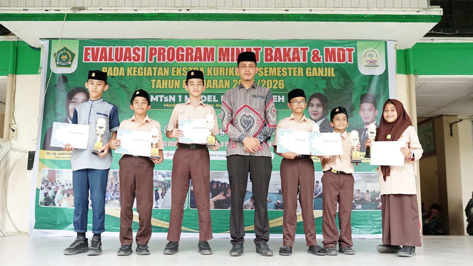 Asah Potensi Siswa, MTsN 1 Banda Aceh Gelar Lomba Evaluasi Bakat Minat dan MDT