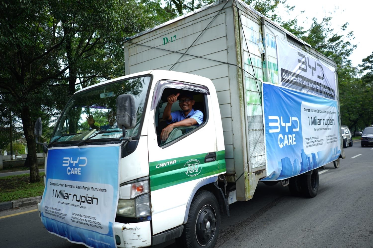 BYD Hadir & Gerak Cepat Bantu Warga Terdampak Banjir Sumatra