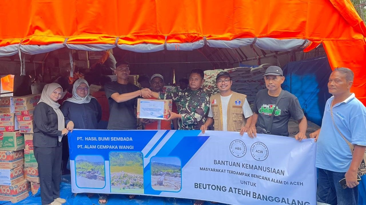 PT Alam Cempaka Wangi dan PT Hasil Bumi Sembada Salurkan Bantuan Kemanusiaan untuk 822 Kepala Keluarga di Beutong Ateuh Banggalang