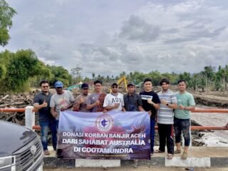 Diaspora Indonesia di Australia Salurkan 100 Paket Sembako untuk Korban Banjir dan Longsor di Aceh
