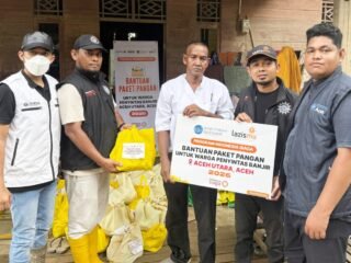 Ribuan Korban Banjir Aceh Terima Bantuan Muhammadiyah Lhokseumawe