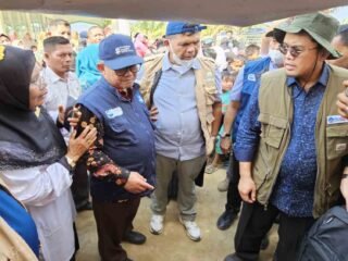 Mendikdasmen Abdul Mu’ti, Tinjau Siswa SDN 9 Tanah Jambo Aye