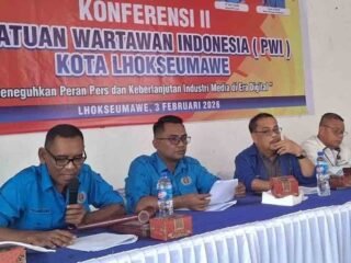 Aklamasi, Sayuti Achmad Dipercaya Pimpin PWI Lhokseumawe