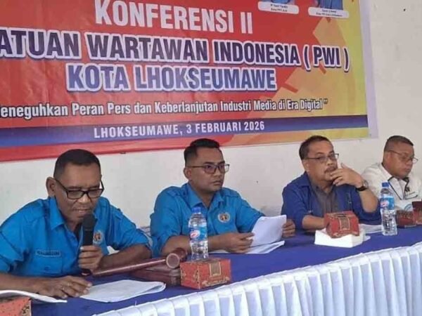 Aklamasi, Sayuti Achmad Dipercaya Pimpin PWI Lhokseumawe