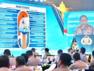 Beri Arahan di Rapim Polri, Jenderal Sigit Tegaskan Kawal Penuh Program Pemerintah