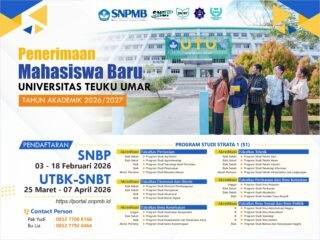 Penerimaan Mahasiswa Baru Universitas Teuku Umar