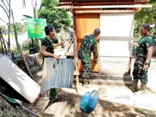 Satgas TMMD Fokus Tingkatkan Kesehatan Warga, Fasilitas MCK Terus Dibangun