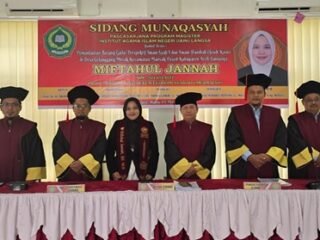 Dari Tenda Pengungsian, Mahasiswi Pascasarjana IAIN Langsa Lulus Sidang Munaqasyah dengan Nilai A