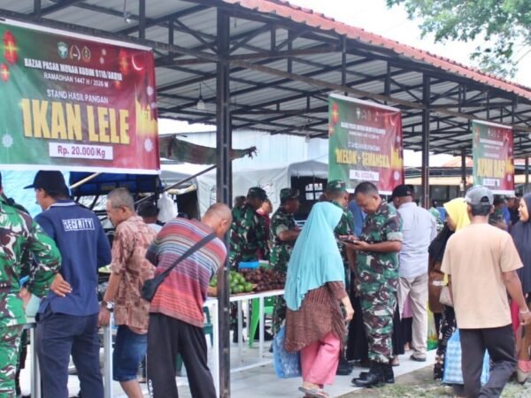 Kodim Abdya Adakan Bazar Pasar Murah