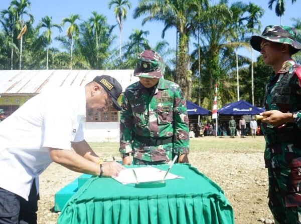 TMMD ke-128 di Aceh Tamiang Dimulai, Fokus Pulihkan Desa Sulum Pasca-Bencana