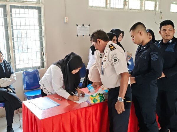 Razia dan Tes Urin Massal, Lapas Lhokseumawe Tegaskan Standar Baru Integritas Pemasyarakatan