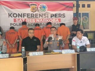 Sat Resnarkoba Polres Abdya Amankan Lima Peredaran Sabu