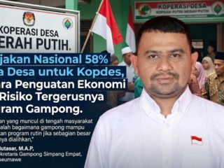 Kebijakan Nasional 58% Dana Desa untuk Kopdes, Antara Penguatan Ekonomi dan Risiko Tergerusnya Program Gampong