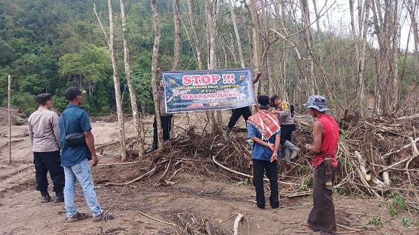 Polisi Pastikan Tak Ada Aktivitas Tambang Emas di Linge