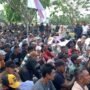 Desak Negara Hentikan Konflik HGU Cot Girek, Karyawan PTPN IV Kepung Kantor Bupati Aceh Utara