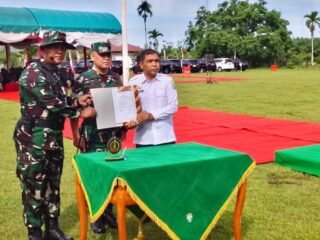 Kapok Sahli Kodam IM Tutup TMMD di Abdya