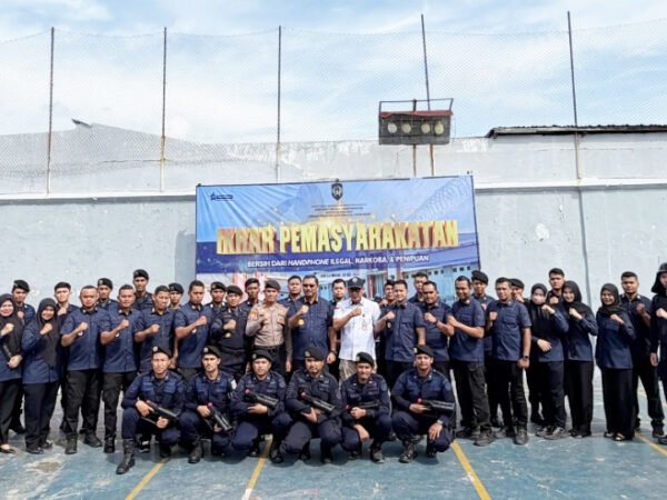 Tak Ada Ampun untuk Narkoba, Lapas Lhokseumawe Gelar Ikrar Besar Pemasyarakatan Bersih