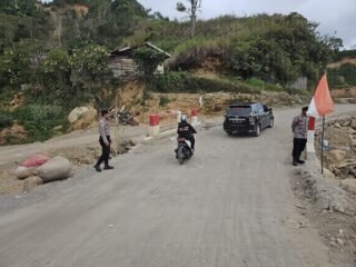 Polsek Permata Intensifkan Patroli Pasca Banjir dan Longsor