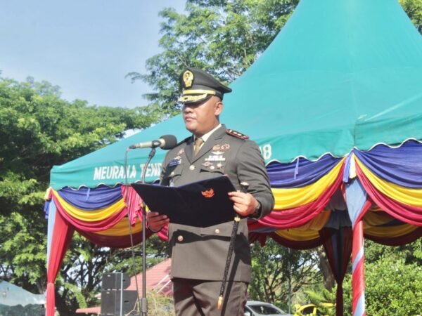 Dandim Abdya Irup Upacara Peringati Hari Lahir Pancasila