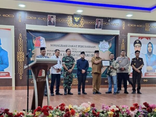 Komitmen Salurkan Zakat dan Infaq, PT BSP Dapat Penghargaan dari Bupati Nagan Raya 