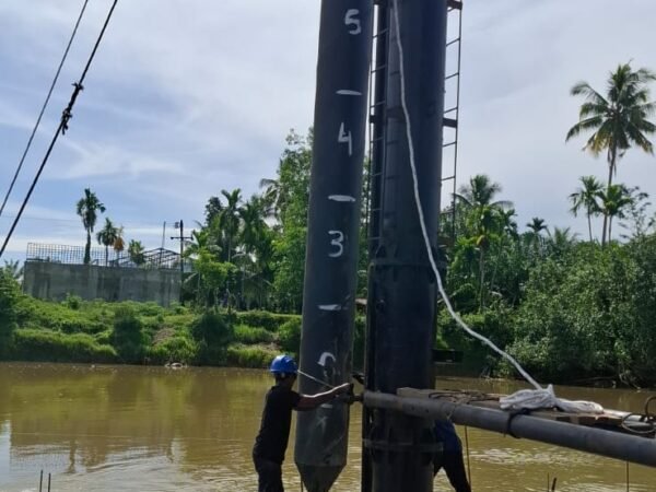 Aceh Barat Kucurkan Rp3,2 Miliar Lanjutan Pembangunan Jembatan Rangka Baja Alue Tampak