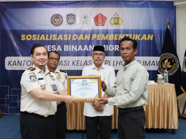 Imigrasi Lhokseumawe Bentuk Garda Desa Pengawas Orang Asing, Perkuat Benteng Pencegahan TPPO di Aceh Utara