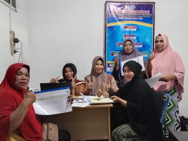 TP-PKK Leu Ue Siap Hadapi Penilaian Gampong Gammawar Tingkat Aceh Besar 2026.