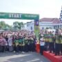 Semarak HUT Ke-24 Nagan Raya, Momen Jalan Sehat Najwa Khaira Beruntung Dapat Hadiah Umrah