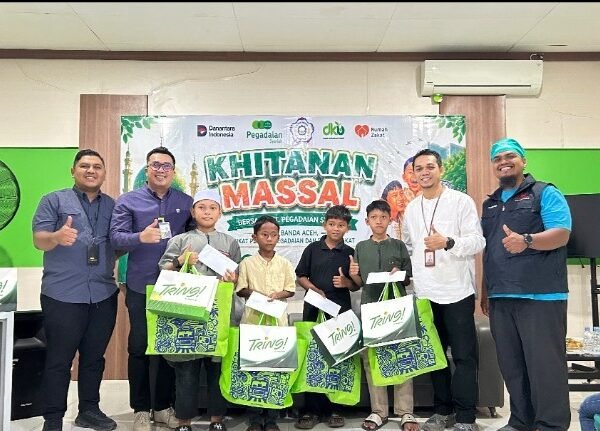 Rumah Zakat dan Pegadaian Syariah Gelar Khitanan Massal untuk 16 Anak di Banda Aceh