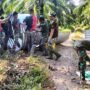Kodim 0107/Aceh Selatan Kembali Bangun Jembatan Aramco di Empat Desa