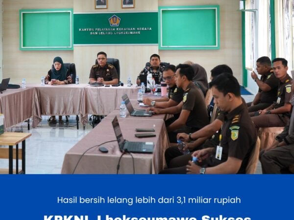 Banjir Peminat, KPKNL Lhokseumawe Sukses Gelar Lelang Serentak Kejaksaan