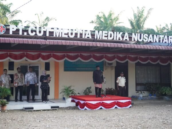 Sayed Mahdum Inspektur Upacara HUT RI di PT CMMN