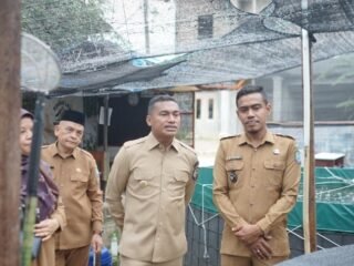 Bupati Abdya Tinjau Kolam Bioflok di Desa Geulumpang Payong