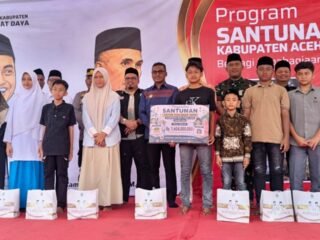 Bupati Abdya Salurkan Santunan Untuk 1.604 Anak Yatim