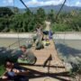 Pembangunan Jembatan Gantung Perintis di Agara Capai 88 Persen