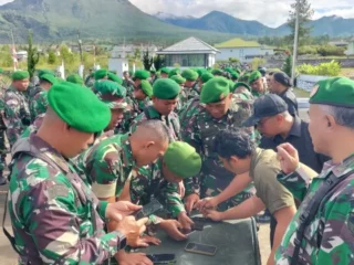 Sidak Hp, Kodim 0119/Bener Meriah Pastikan Prajurit Bebas Judi Online