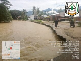 Tujuh Kecamatan di Aceh Tenggara Kembali Dilanda Banjir