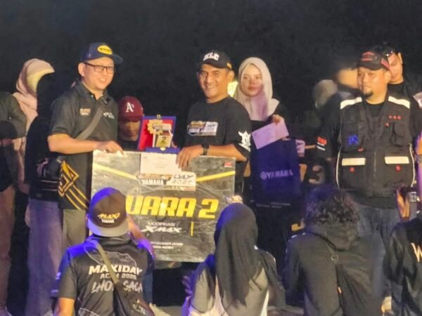 Prof Dahlan Raih Juara Modifikasi X Max di MAXI Day Aceh 2026 di Lhok Gaca