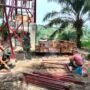 Pembangunan Jembatan Gantung Perintis Aceh Singkil Terus Dikebut