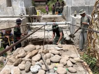 Jembatan Gantung Lawe Pinis di Agara Dikebut