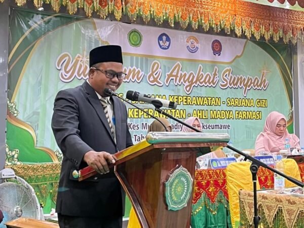 260 Mahasiswa STIKesMu Lhokseumawe Diyudisium, Abdul Gani: Keselamatan Pasien Bukan Sekadar Formalitas