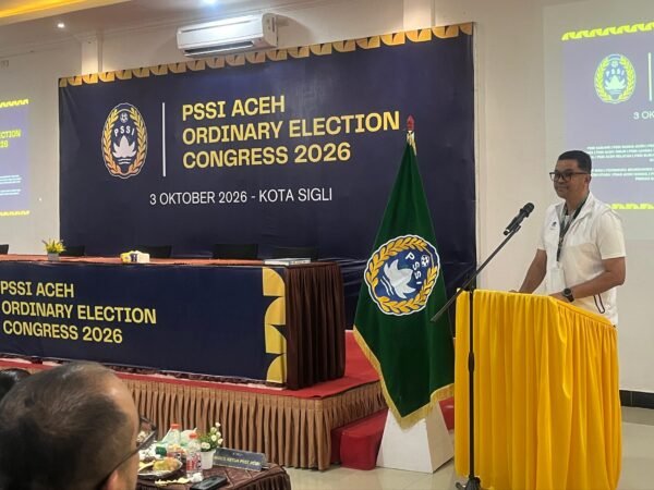 Kadispora Aceh Buka Kongres PSSI Aceh